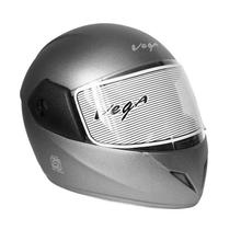 VEGA Cliff Silver Single Visor Helmet