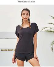 Sports Tops Womens Gym Sexy Yoga Shirts