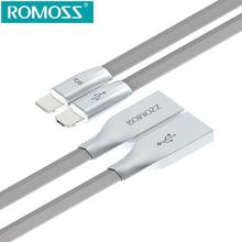 ROMOSS CB22c Gemini Data Sync & Charging USB Cable for iOS & Android 2 in 1 micro USB Cable for Android and iOS