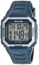 Sonata Touch Screen Digital Grey Dial Men's Watch-77048PP03