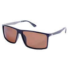 GREY JACK Rectangle Sleek Frame with 400% UV Protected Black Sunglasses (Unisex)