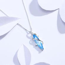 Pendant-Wan Ying Jewelry Blue Crystal Horse Eye Pendant S925