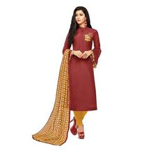 Akhilam Womens Chanderi Cotton Dress Material