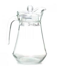 LUMINARC 1.3 L Water Jug  (Glass)  Glass Jug Pitcher with Transparent Clear Lid