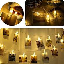 Pindia Plastic 20 LED Photo Clip String Lights for Hanging