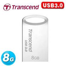 Transcend JF710 8GB Mini Metal Series USB 3.0 Pen Drive - (Silver)