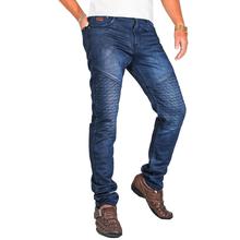 Virjeans Stretchy Ripped Design Biker Denim / Jeans Pant (VJC 711) Washed Blue