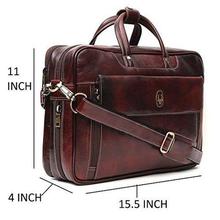 WildHorn Leather Brown 15.5 inch Men's Laptop Messenger Bag