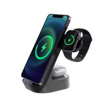 BUDI 15W 3 In 1 Wireless Charger For Phone Watch & Earbuds