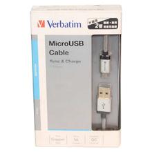 Verbatim Sync & Charge MicroUSB Cable – 47 in.