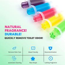 Flower Stamp Fragrance Toilet Deodorizer Bowl Freshner & Cleaner Gel