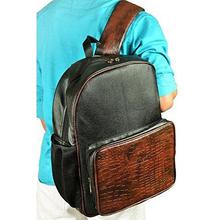 Wildrexx Classic Brown Laptop Backpack (PU Leather)