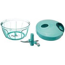 Pigeon by Stovekraft New Handy Plastic Chopper with 3 Blades, Green
