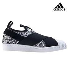 Adidas Black Superstar Slip-On Training Shoes For Women - BY9142