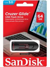 Sandisk Cruzer Glide SDCZ600-064G-G35 64 GB USB 3.0 Flash Drive (Black/Red)