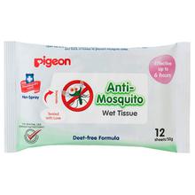 Pigeon Wet Tissues – Anti-mosquito - 12 Sheets