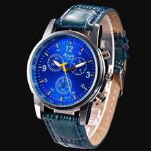 New Men watch Luxury Brand Watches Quartz Clock Fashion Leather