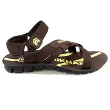 Shikhar Shoes Brown Strap-On Sandal For Men - 9650