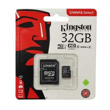 Kingston 32 GB Storage Capacity MicroSDHC/MicroSDXC Class 10 UHS-I Card With Adapter
