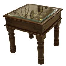 Shesham Wood Crafted Square Table (JA-77)