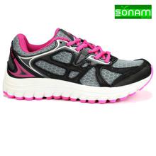 Sonam Gears Black/Dark Pink Unisex Running Shoes(YS1710)