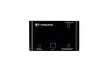 Transcend RDP8 - CF SD Micro  Memory Stick Card Reader- (Black)