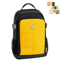 Cat Black/Yellow Extended Kenneth Backpack For Men (CAT83436-12BK/YLW)