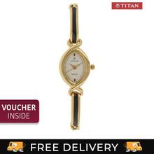 Titan 2251ym01 Raga Collection Gold Tone Watch For Women