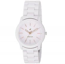 Fastrack Trendies Analog White Dial Women's Watch-68006PP02