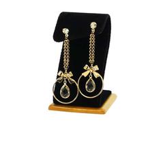 Ampersand Golden Metal Bow Drop Earrings For Women - ED221002103