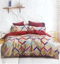 Double Bed Bedsheet Cover Geometric Pattern