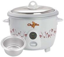 White 1.8 Ltrs Rice Cooker (Open)