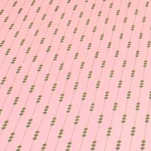 Beads Printed Pink Bedsheet