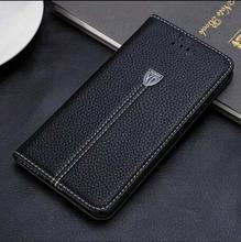 Mi A2Lite/6pro Flip Leather Stand Wallet Cover black