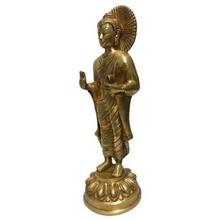 Standing And Blessing Brass Gautam Buddha-12inches