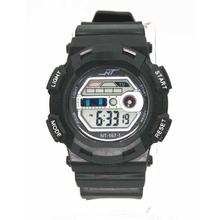 167 Large Screen Sports Rubber Watch w/ LED Light, Alarm, Chronograph, Date Display, 30m Waterproof for Boy Student
