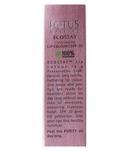 Lotus Makeup Ecostay Long Lasting Lip Colour, Purple Chic, 453, 4.2g