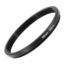 58mm to 55mm Aluminum Step Down Rings Lens Adapter Filter For DSLR Camera
