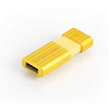 Verbatim 8GB Pinstripe USB Flash Drive - Yellow