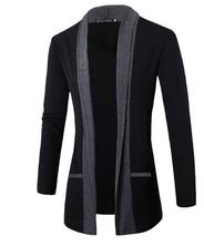 Men Cardigan – Black & Grey