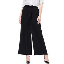 New Fashion Summer Wide Leg Pants Women High Waist Plaid