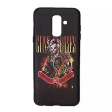 GUNS N ROSES Printed Back Cover For Samsung A6+ - Black