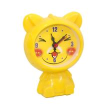 Yellow Kitty Styled Table Clock