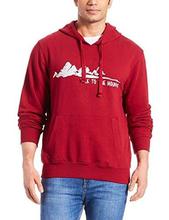 Wildcraft Hooded Sweatshirt For Men - Monk Red
