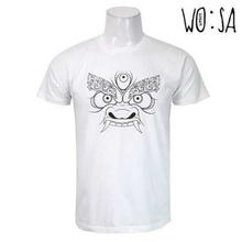 Bhairab Print Tshirt - White