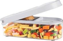 Ganesh Fruit/Vegetable Chopper With Silicon Brush & Spatula- Color Assorted