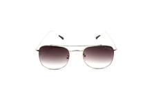 Square Lens Pilot Sun Glasses - B80-39 (Brown,Gold)