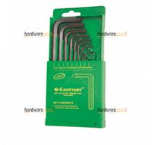 Eastman 9 PCS. Hex Allen Keys Set - Short Pattern (mm Size)  EAK- 2403