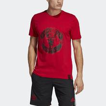 Kapadaa: Adidas Red Manchester United Dna Graphic Tee For Men – DP2332