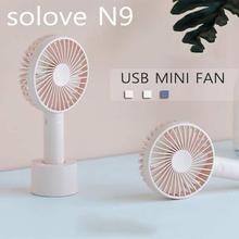 Portable Rechargeable Usb Mini Fan With 3 Speed And a Stand